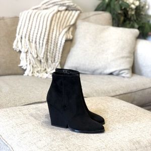 Calvin Klein platform sleek bootie heels